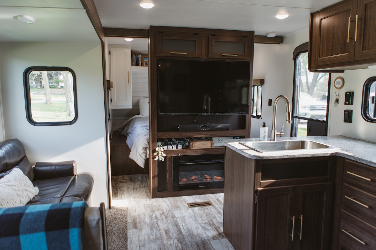 The Ball Camp Travel Trailer Stay