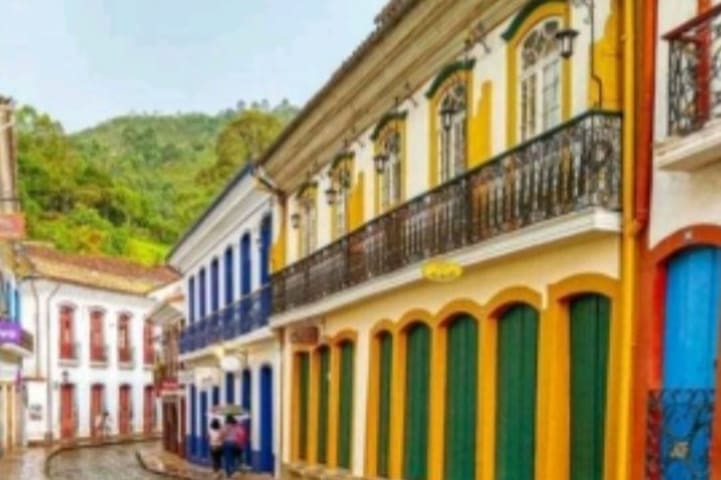 欧鲁普雷图(Ouro Preto)的民宿