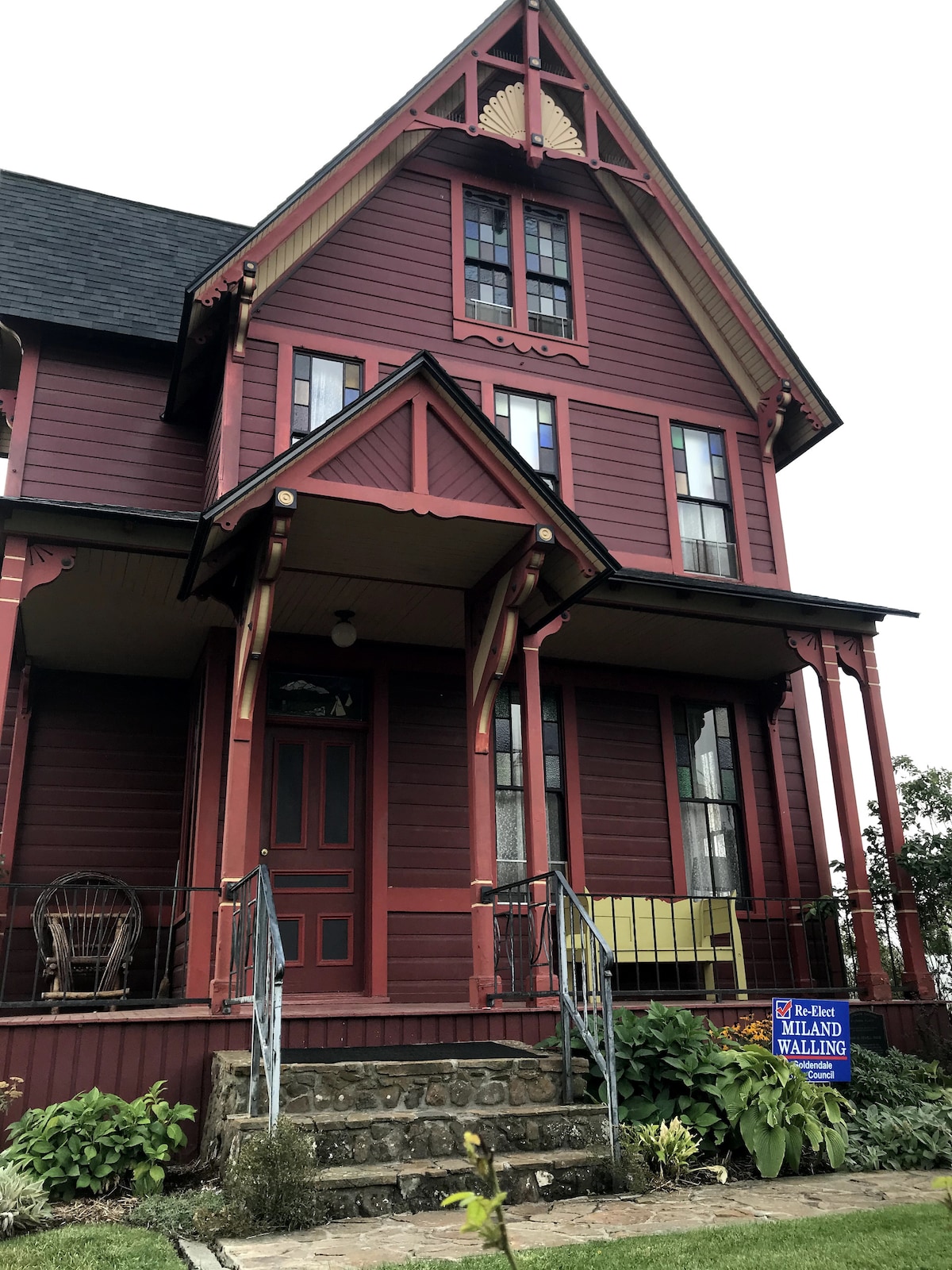 Charming and Eclectic Historic Red House