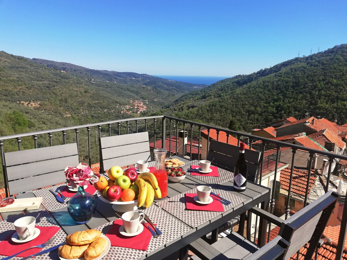 Il Mulino a Vento: Sea View, Umbrella and BBQ