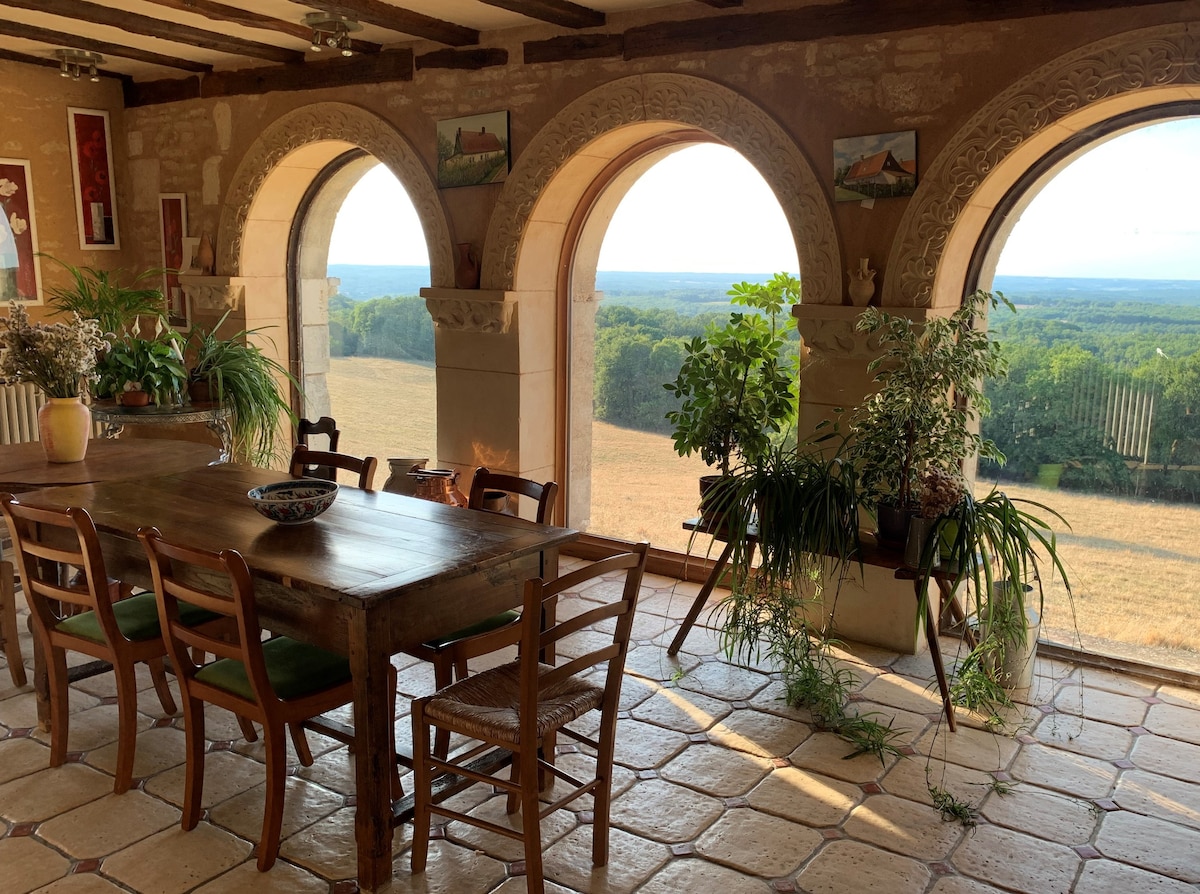 5 Chambres d'hôtes - Nature au sommet du Périgord