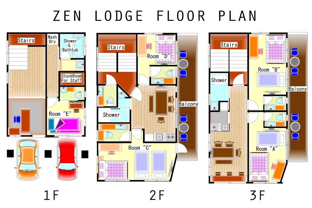 5间卧室+6个卫生间+3个淋浴间+2个团体阳台