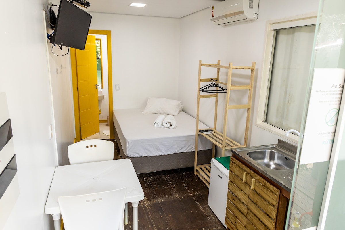 库塔单间公寓（ 1张双人床） -坎布里海滩