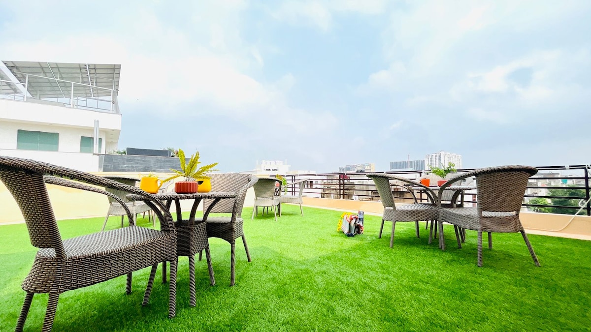 BluO 3BHK Jaipur - Terrace Garden, Balcony, Lift