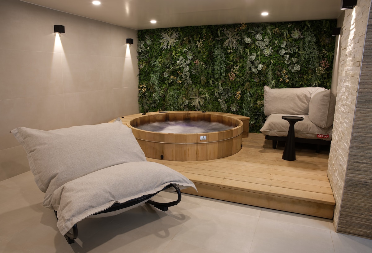 房间"米兰"设计，免费使用水疗和花园