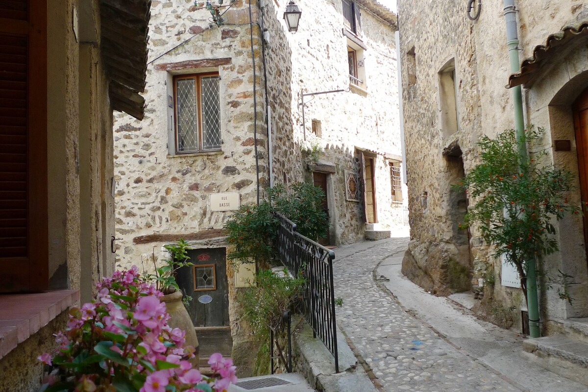 LE RELAIS D'AURIBEAU -美丽的中世纪小屋（ 90 M2 ）