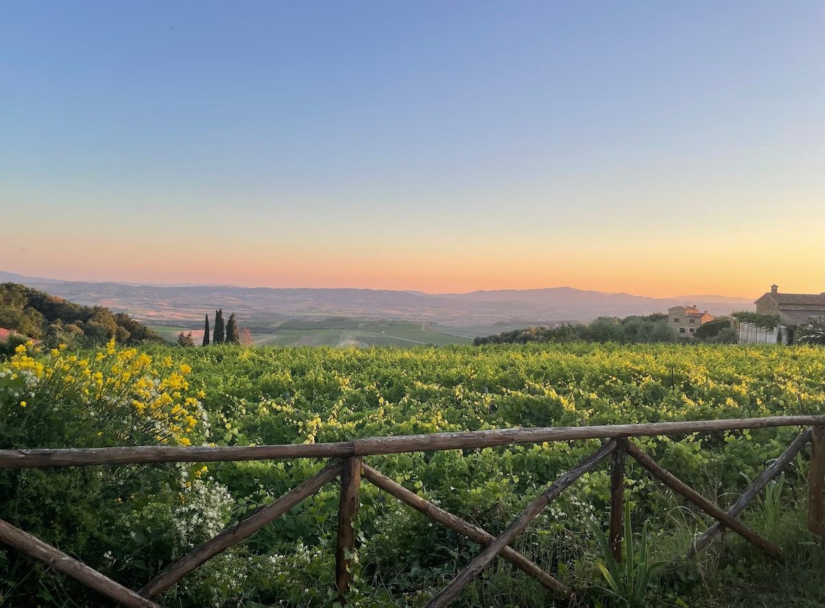 Castel Brunello - Doppelbettzimmer + Terrasse