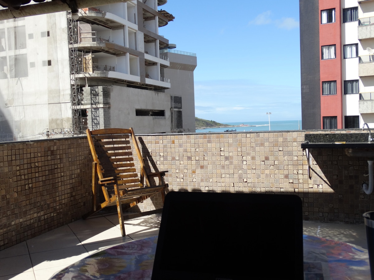 Cobertura Duplex, VISTA PARA O MAR-praia do morro,