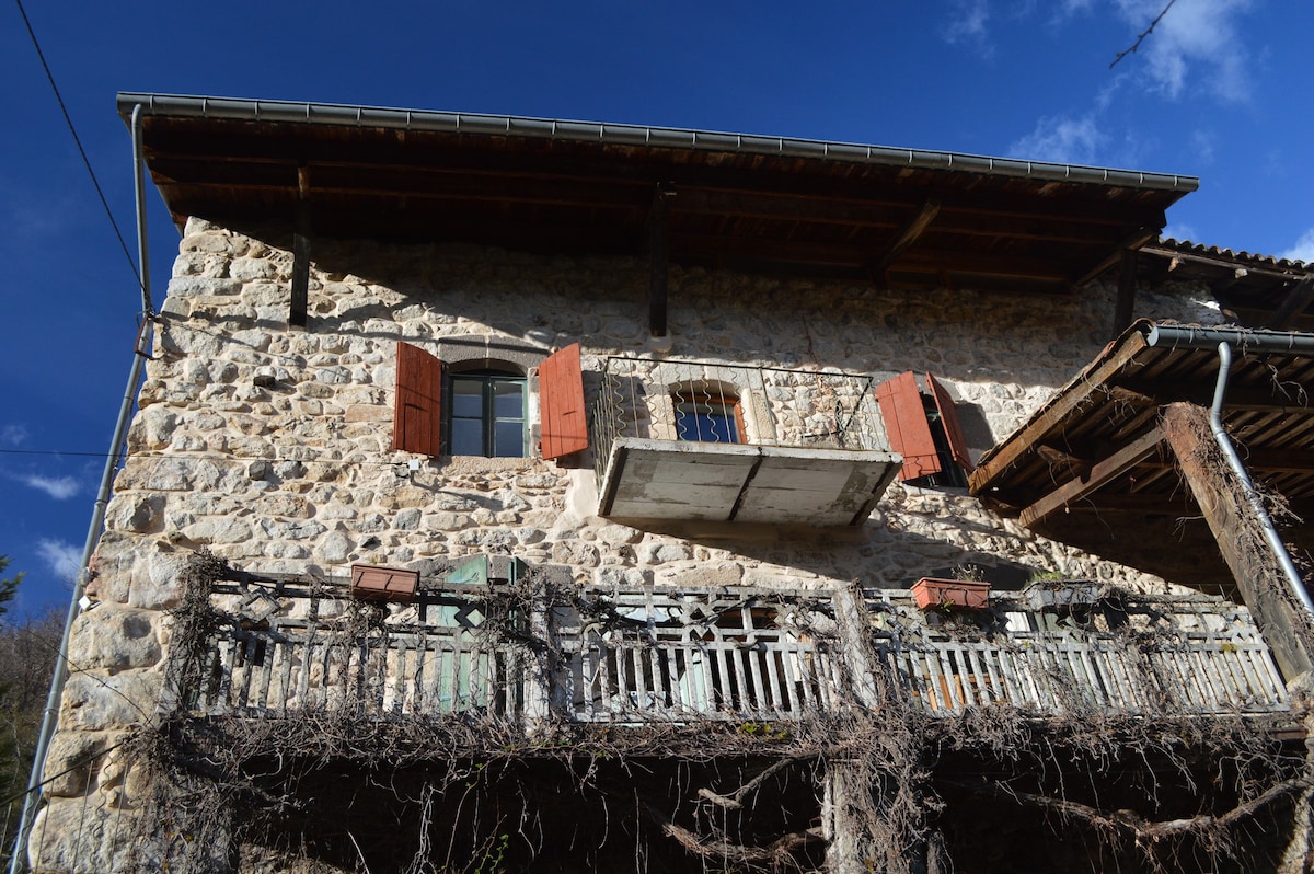 Charming old traditional Ardèche stone house