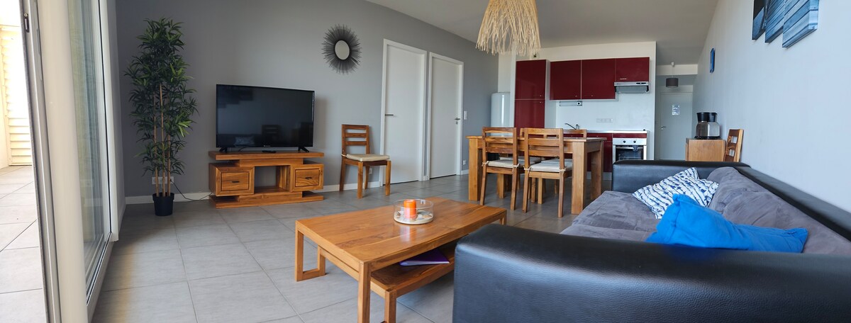 T3 65m2+Terrace 15m2 SEA VIEW, 6 people,Free WIFI, Parking included,N°2