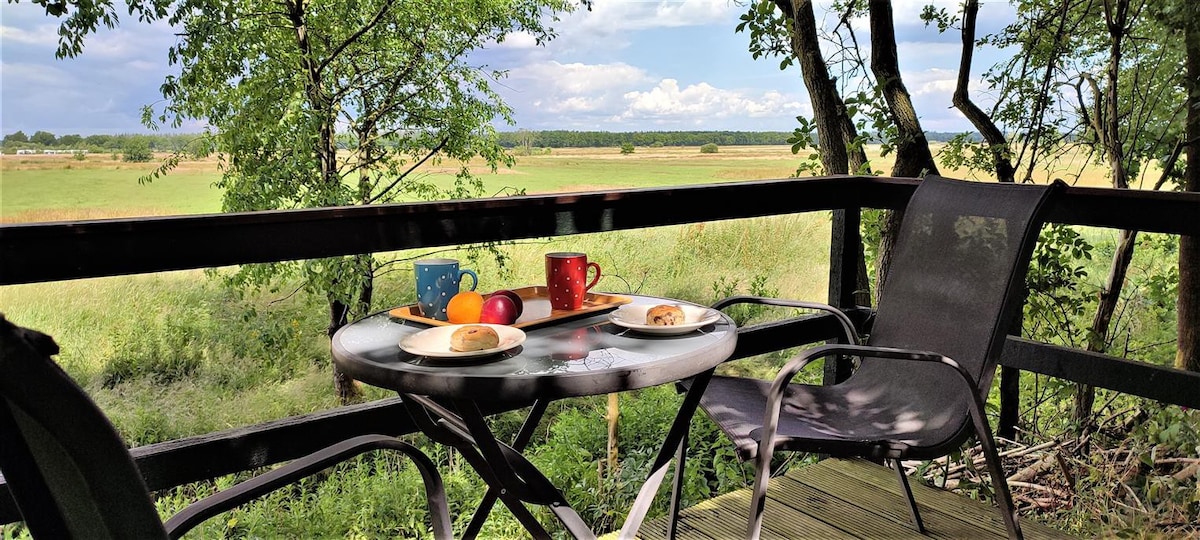 Chalet in het hart van het Drents-Friese Wold