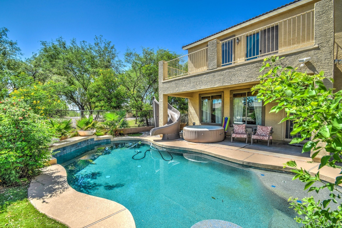 Queen Creek Family Retreat-private pool,waterslide