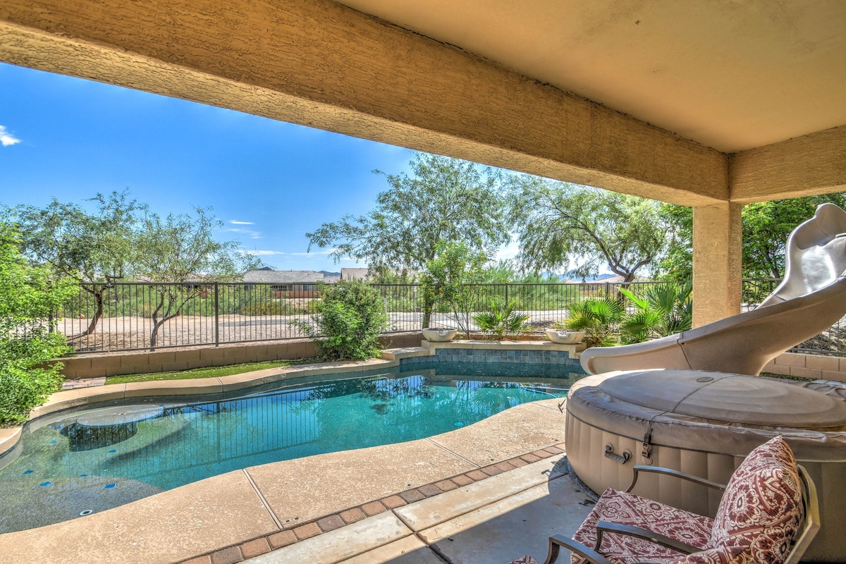 Queen Creek Family Retreat-private pool,waterslide