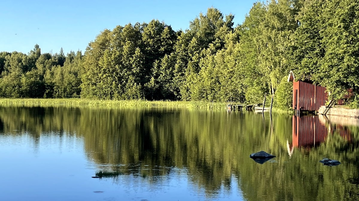 Strömvillan, en pärla vid kolbäcksån.