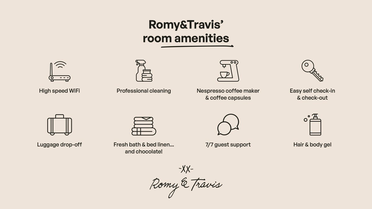 Romy&Travis |设备齐全的公寓