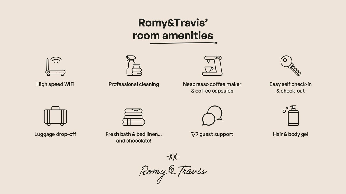 Romy&Travis |景色优美的顶楼房间