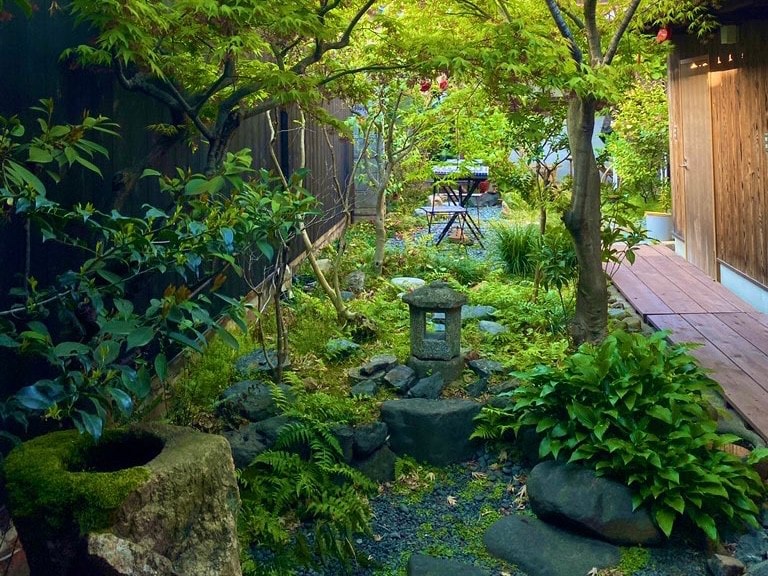 带日式花园的Umeya双床房