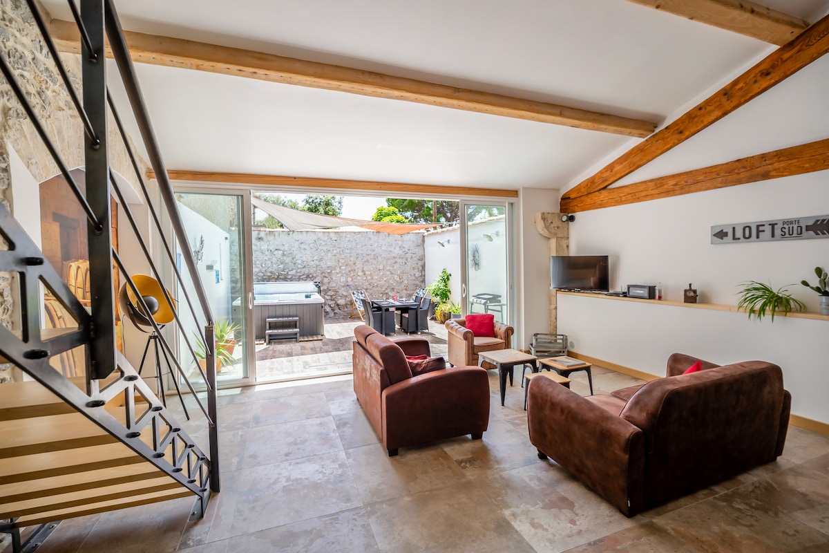 Gîte Chantelauze "LE LOFT" avec jacuzzi - 10mn mer