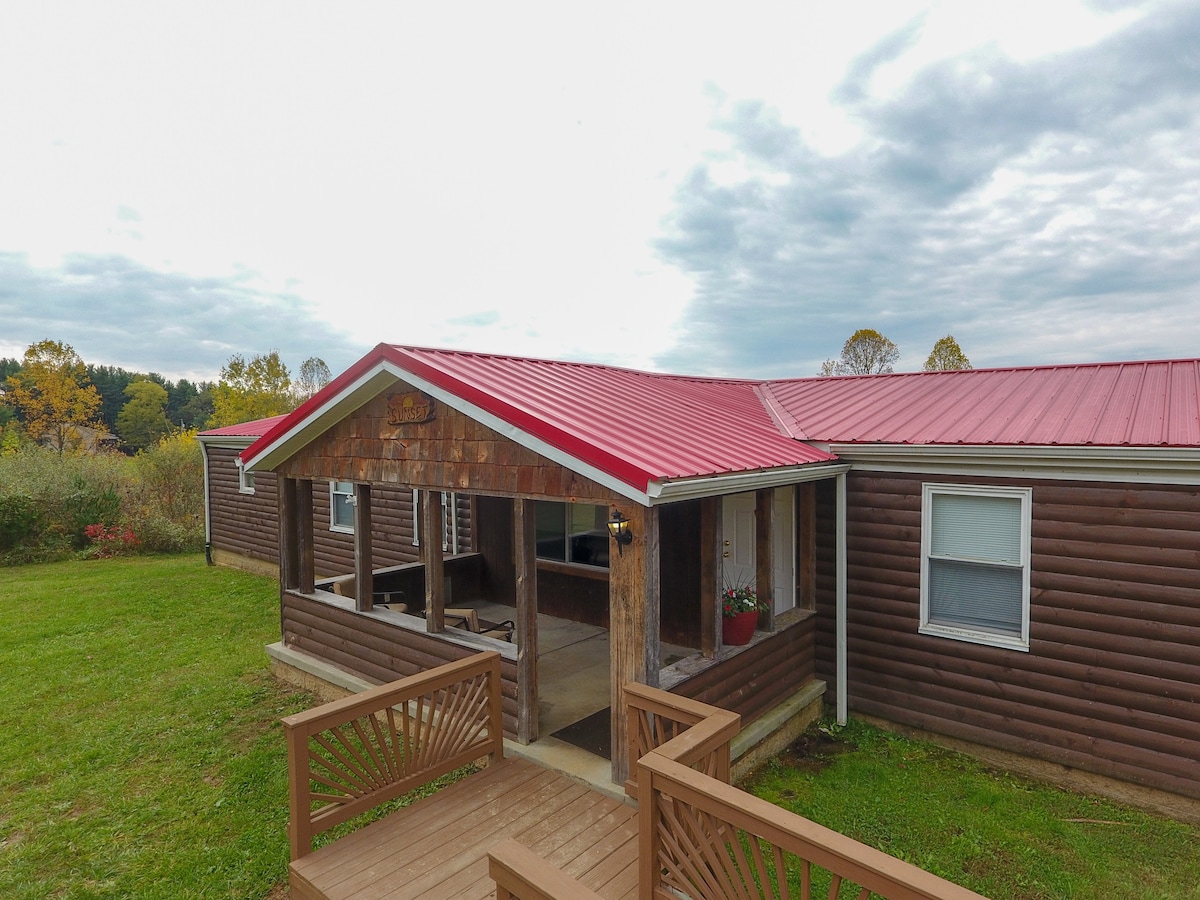 霍金山（ Star of Hocking Hills ）大型开放日落小屋