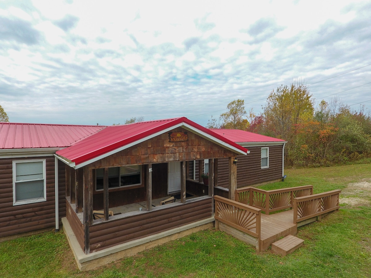 霍金山（ Star of Hocking Hills ）大型开放日落小屋