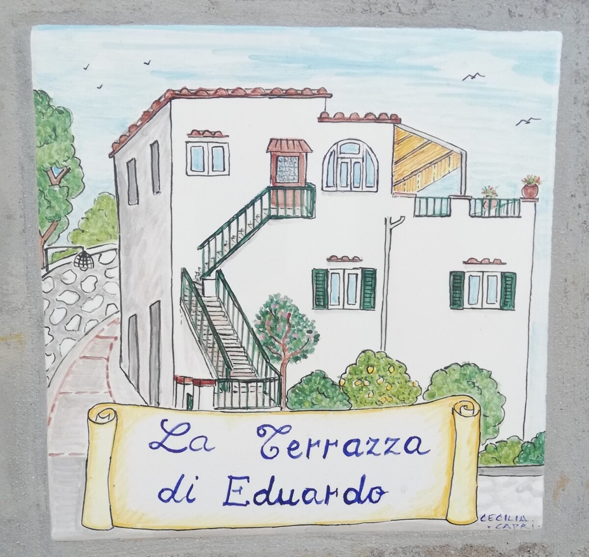 「La Terrazza di Eduardo」Casaissima Central, Capri