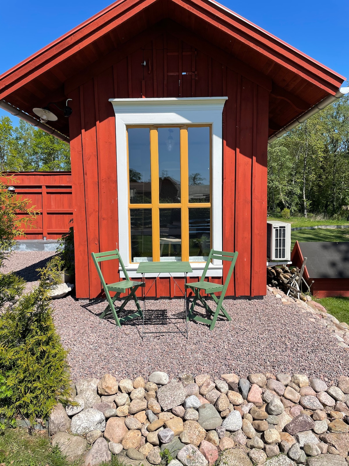 在风景优美的Norra Fågelås提供桑拿房！
