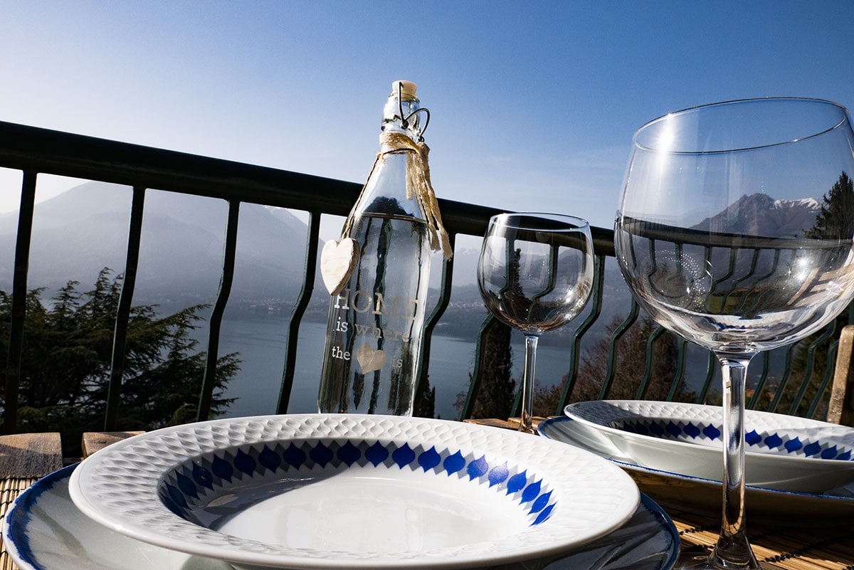 舒适的公寓，可俯瞰科莫湖的壮丽景色