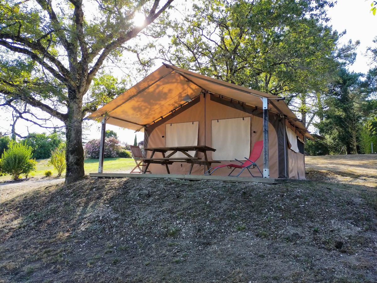 Tente sur plancher "Lodge Luxea"