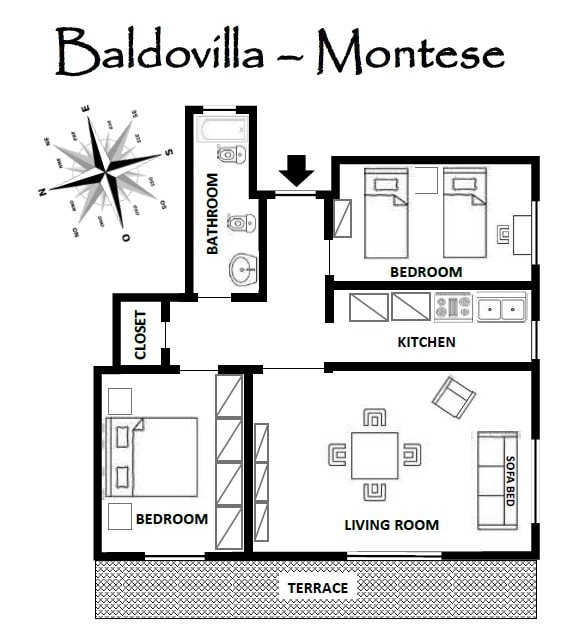 Montese - Baldovilla ：湖景公寓