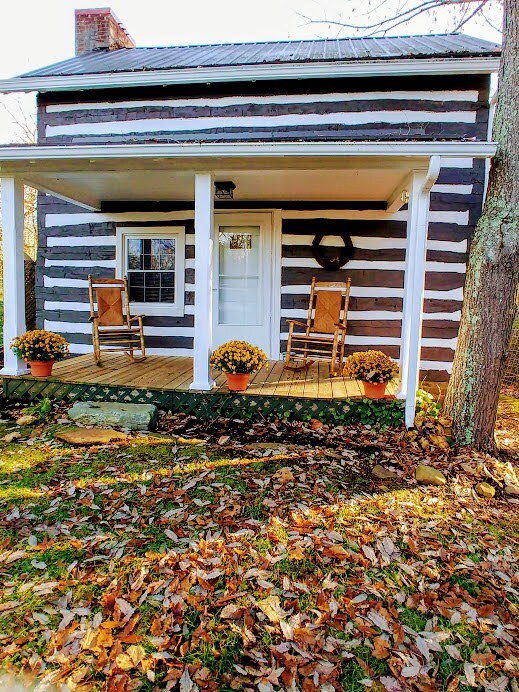 Near New River Trail Park, a real Log Cabin