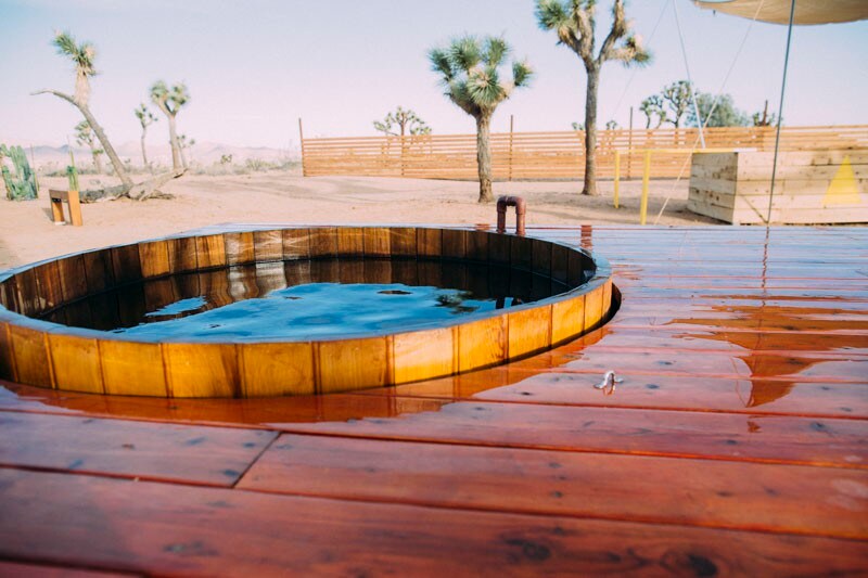 超过100棵约书亚树史诗般的沙漠景观+热水浴缸