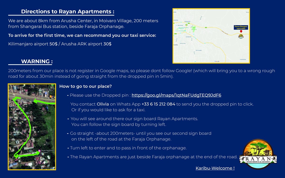 公寓2间卧室： Rayan公寓和沙法里斯