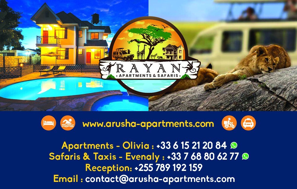 公寓3间卧室： Rayan公寓和Safaris