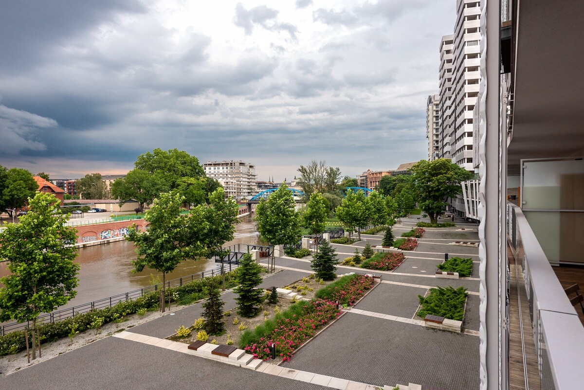 apartamenty-wroc Atal Towers A1 Odra View