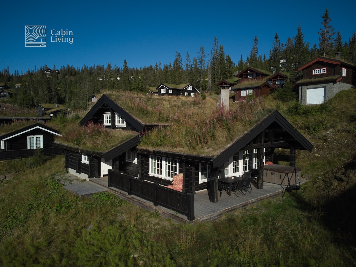 Hafjell滑雪进出出梦幻般的小木屋
