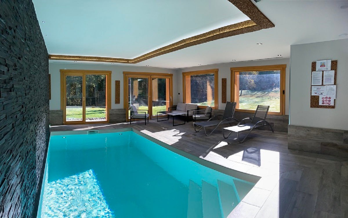 豪华度假木屋VOSGES桑拿私人室内泳池
