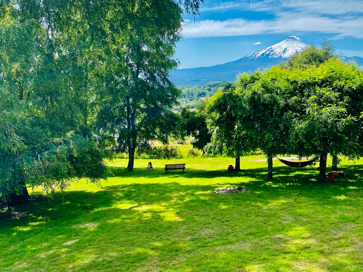 Casa Parcela con Vista al Volcán Villarrica