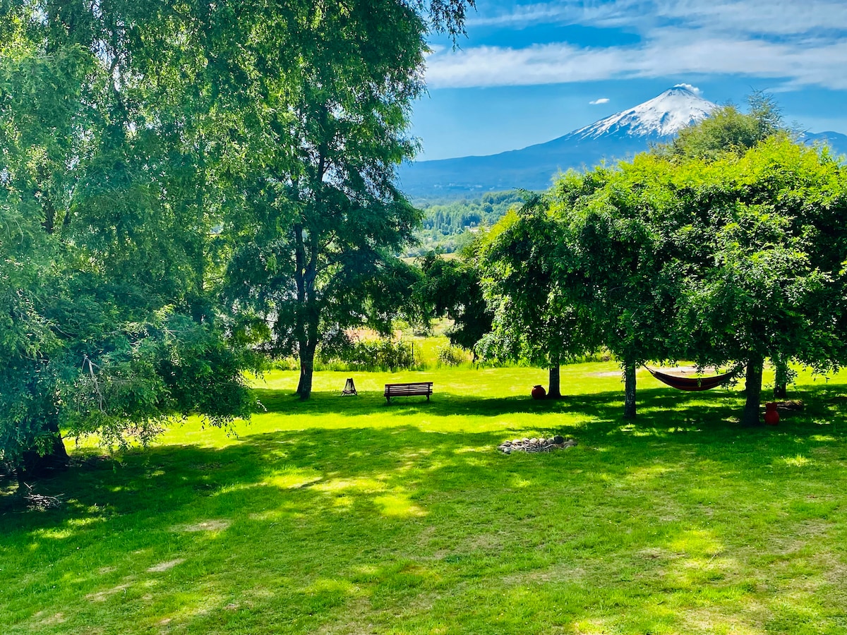 Casa Parcela con Vista al Volcán Villarrica