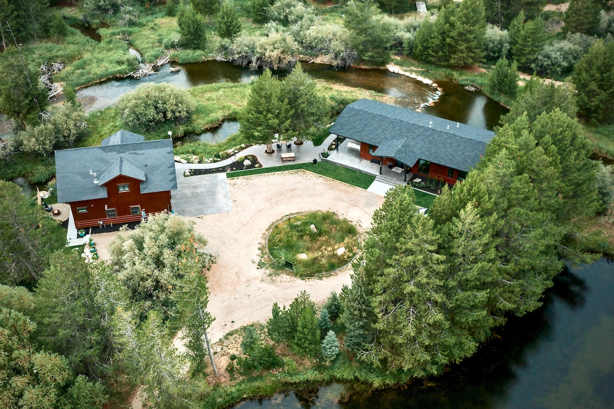 Birds Eye View Cabin - Pine Creek/桑拿/壁炉