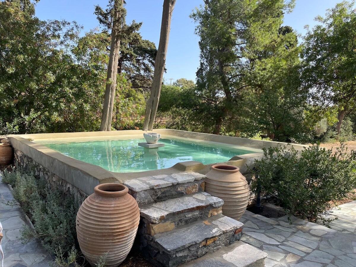 令人愉悦的农舍，带泳池，位于锡罗斯岛上