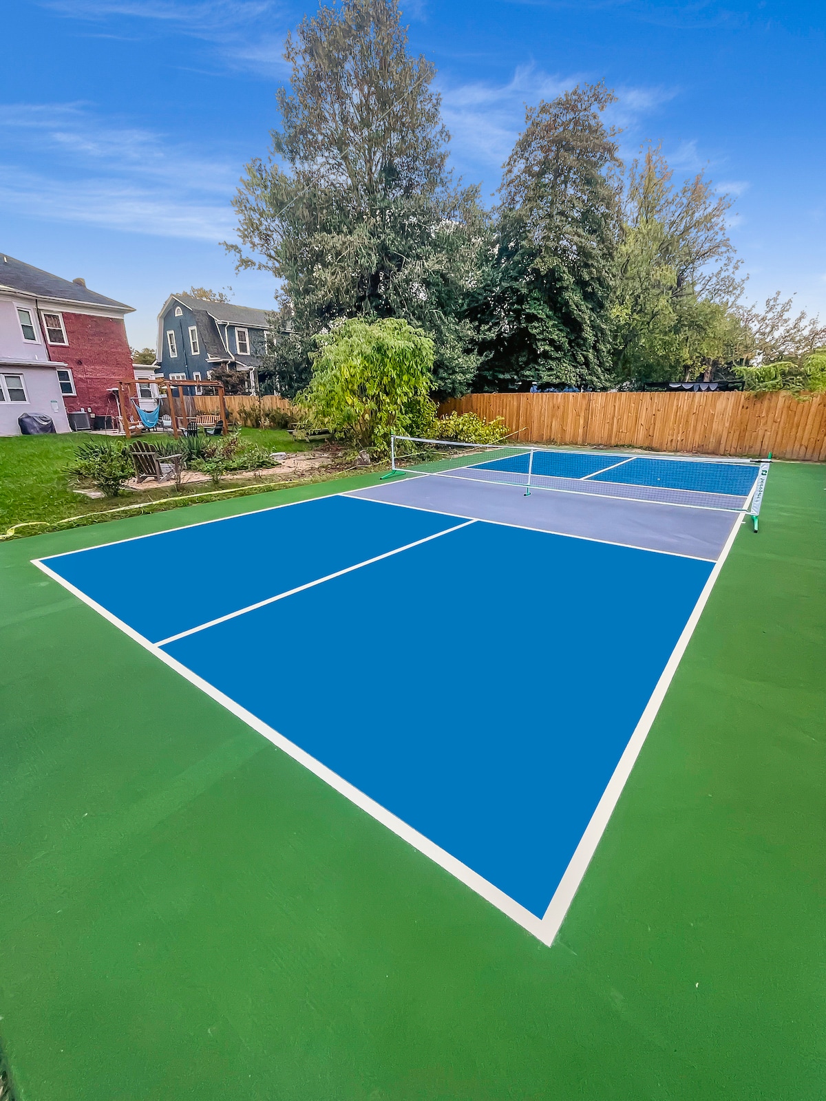 Pickleball in Vintage Gem with Backyard Oasis