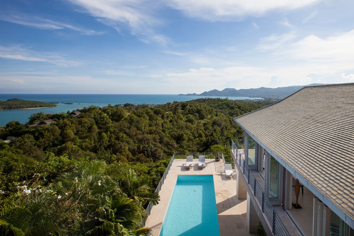 Stunning 3BR+1BR Oceanview Villa | Chaweng