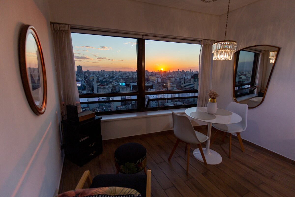 「位于Centro Porteño中心的绝佳公寓。」
