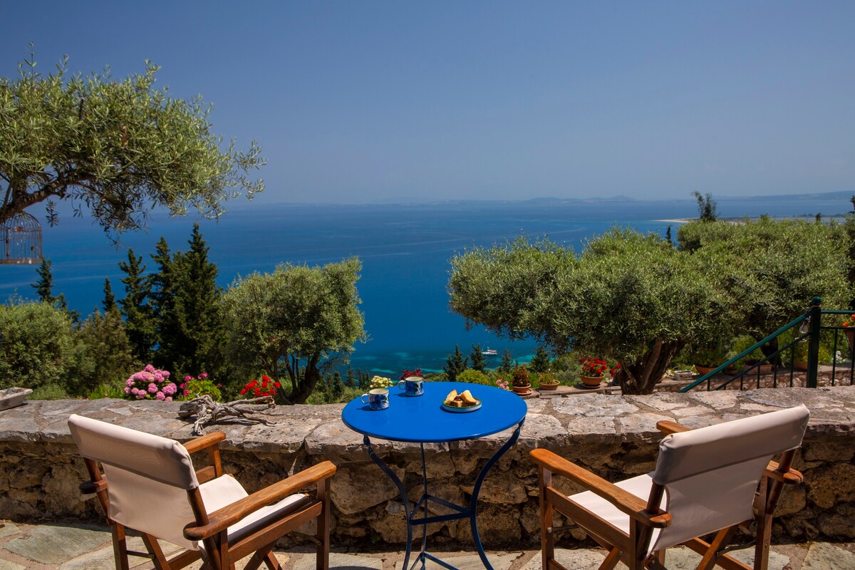 Boutique Villa Andronice with amazing view at the Ionian Sea