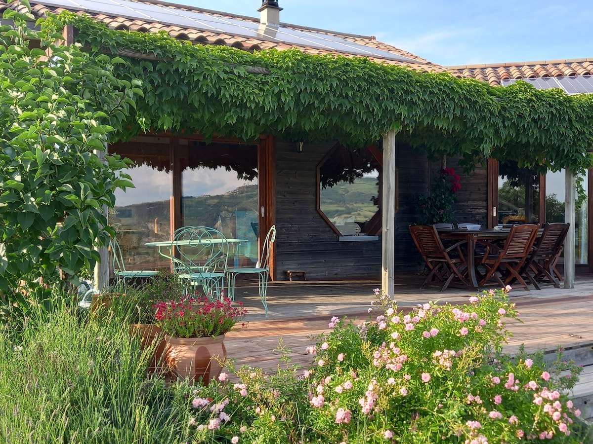 maison ossature bois Sud Ardèche secteur calme