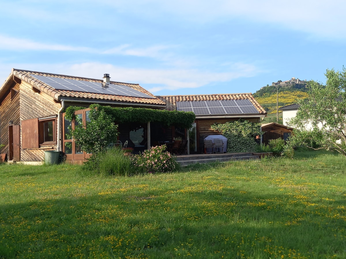 maison ossature bois Sud Ardèche secteur calme