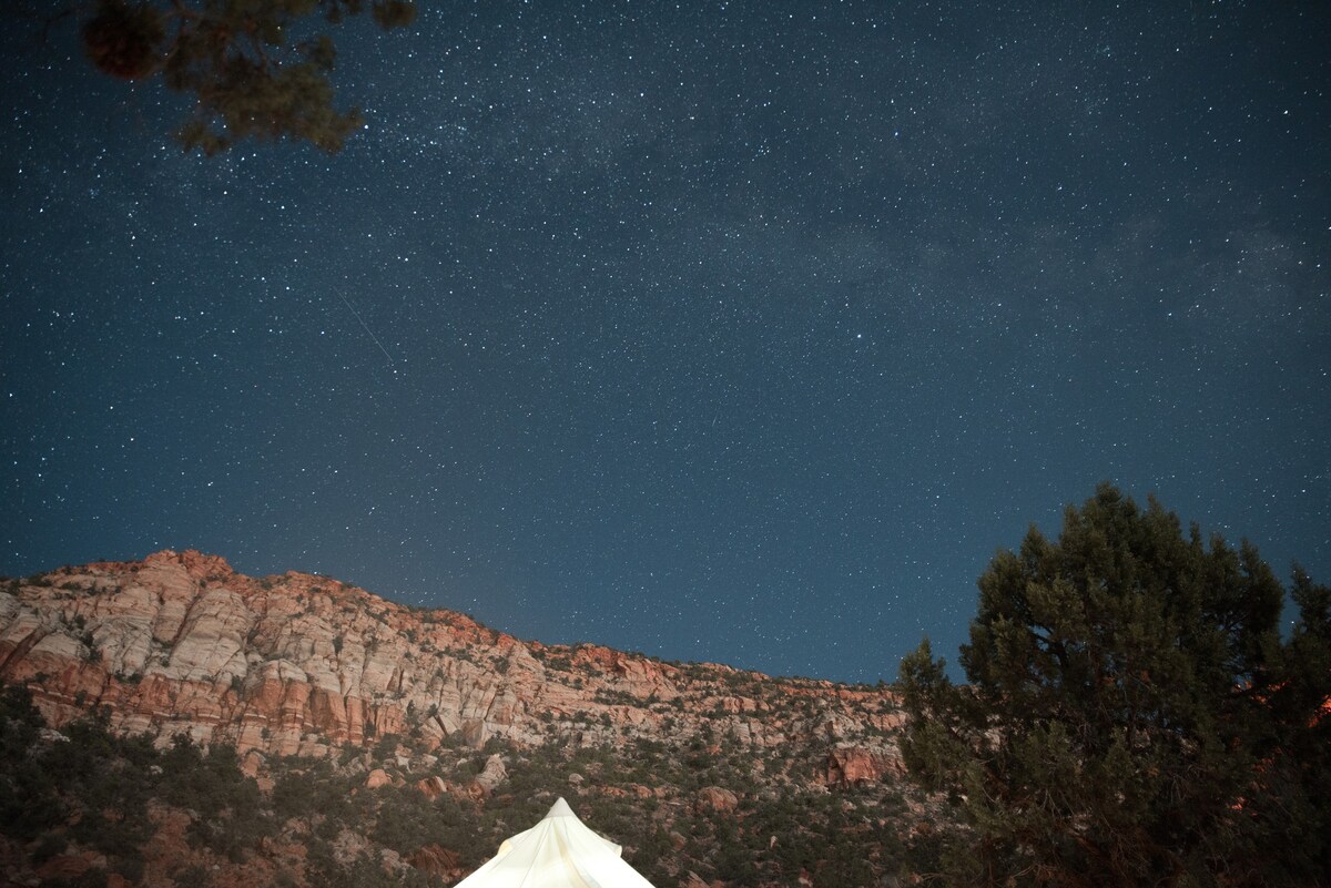 锡安景观露营空调的King Tent