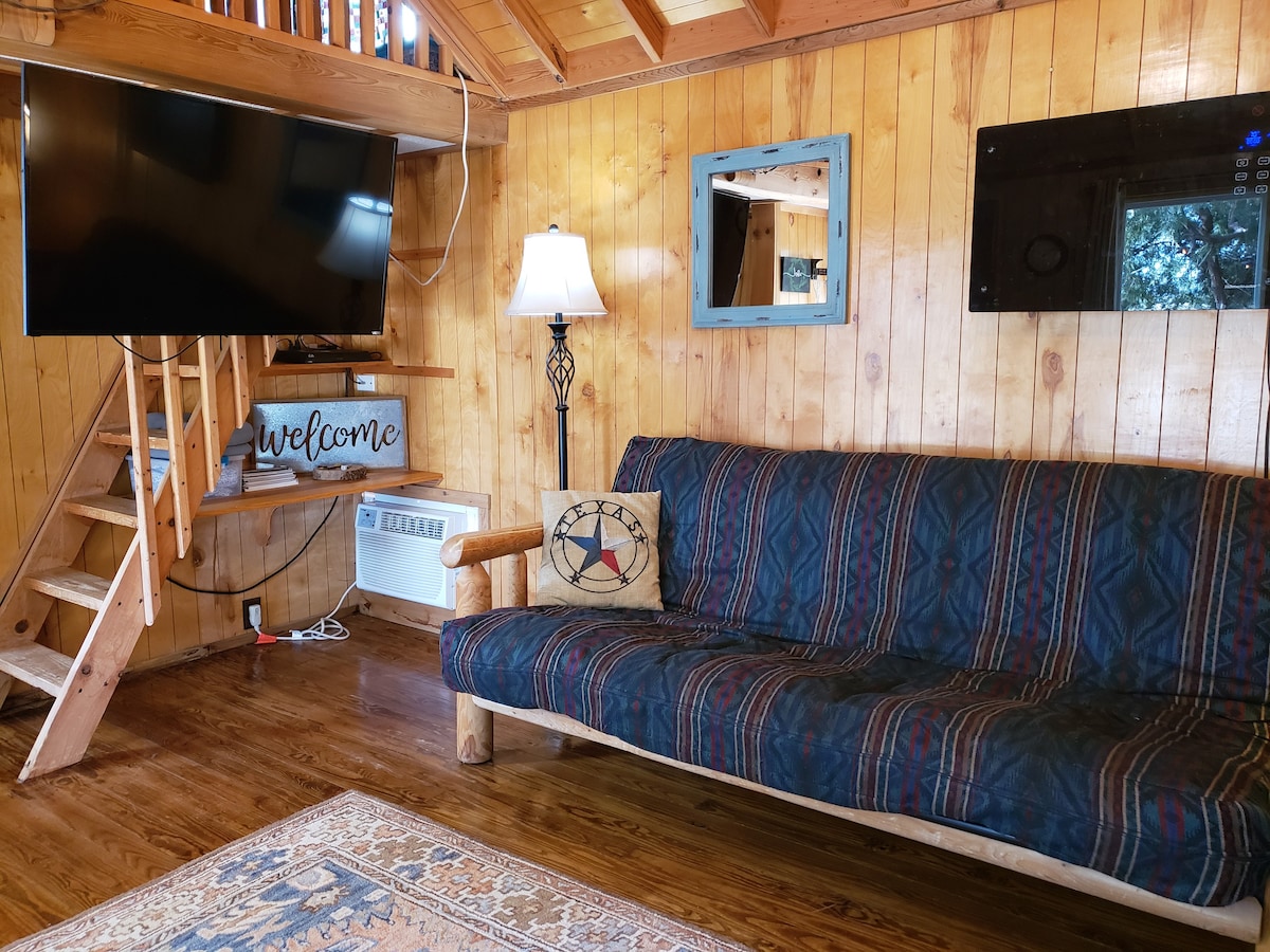 The Aoudad Cabin at Palo Duro Canyon