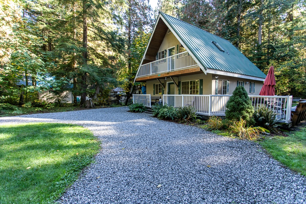 雪线热水浴缸中的Mt Baker Chalet