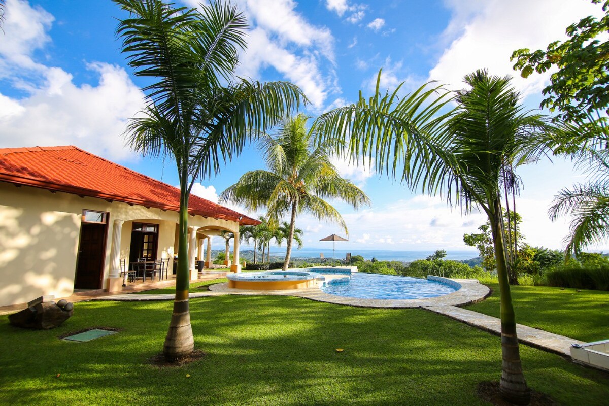 180º Sea-view Villa with jungle & infinity pool